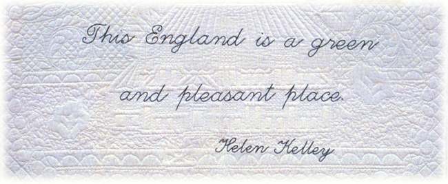England Postcard Quilt